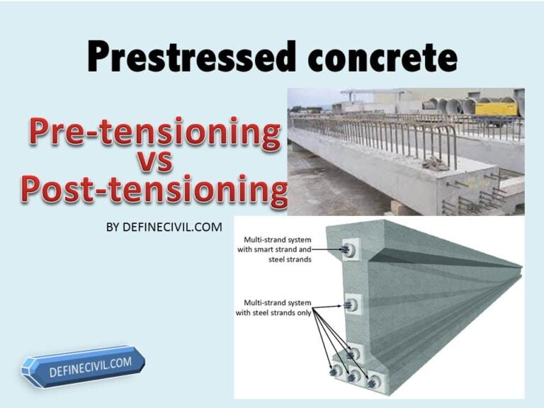 Prestressed বনাম পোস্ট উত্তেজনা